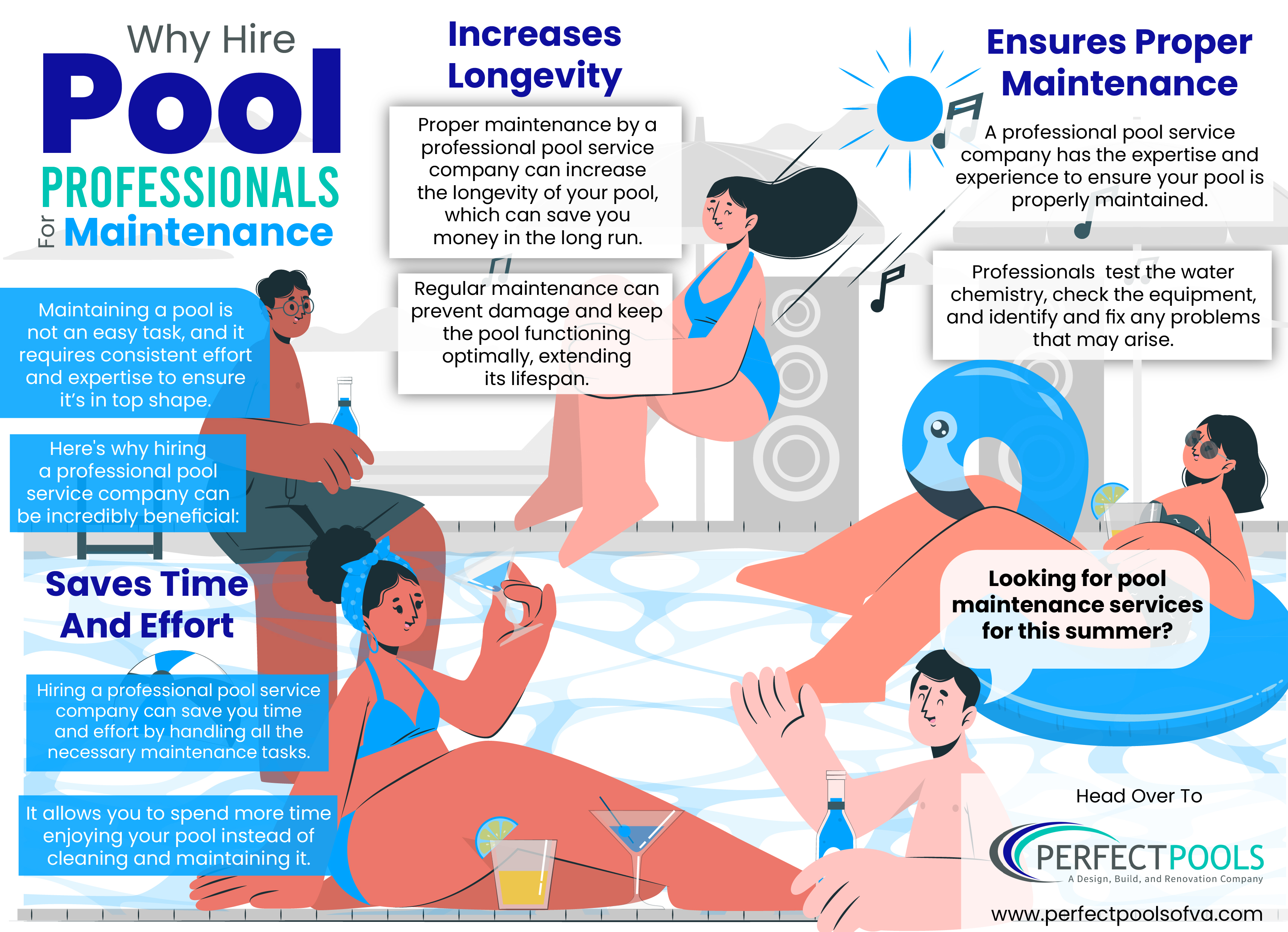 Why You Should Hire Pool Professionals - Infograph