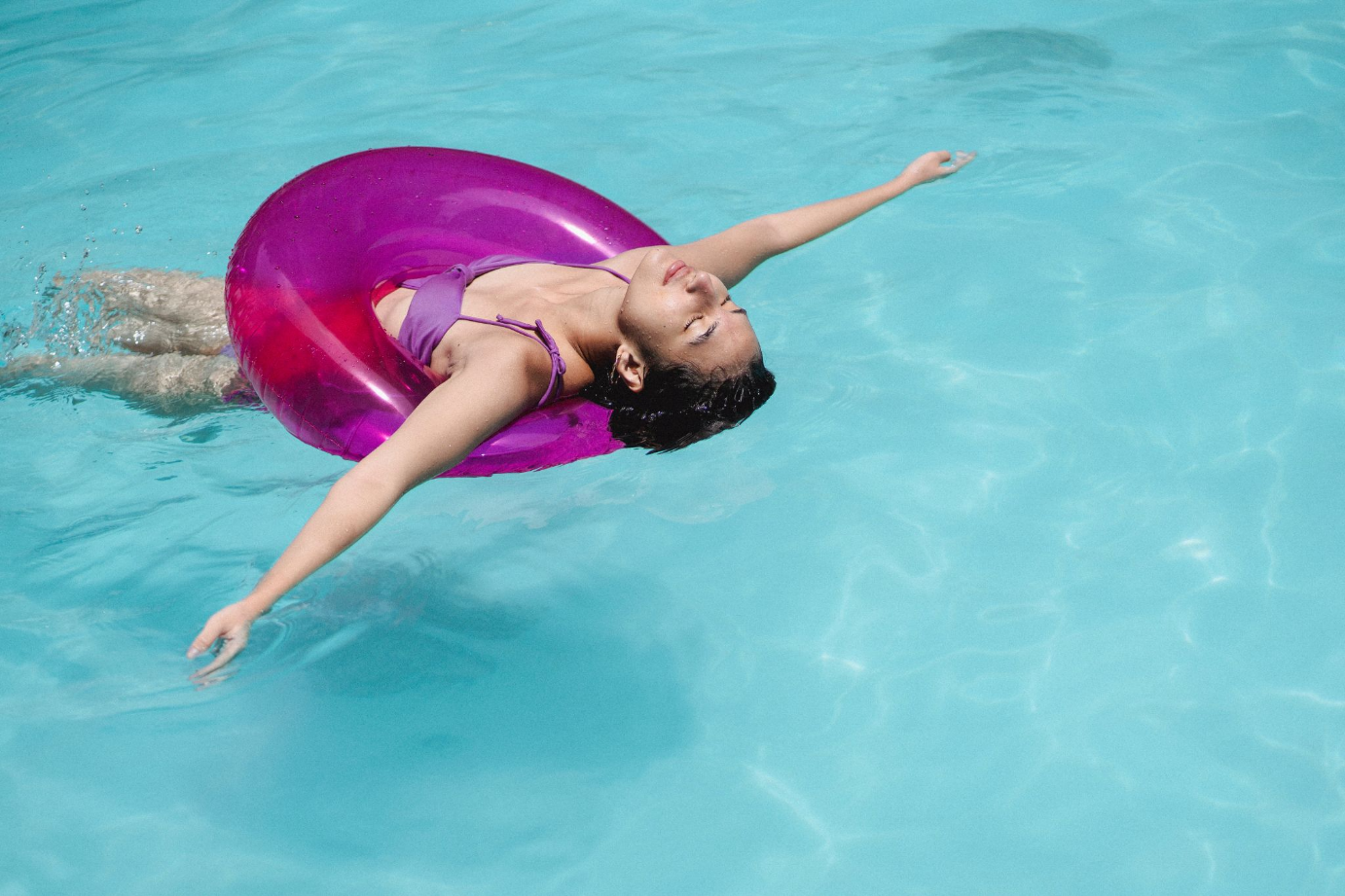 picture of a woman swimming 